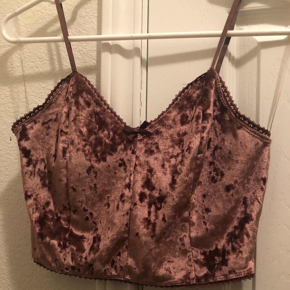 Large velvet top